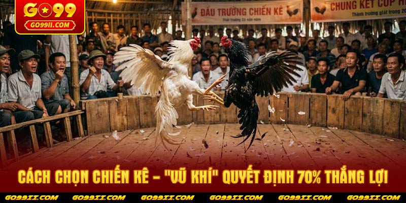 Cách chọn chiến kê - "Vũ khí" quyết định 70% thắng lợi