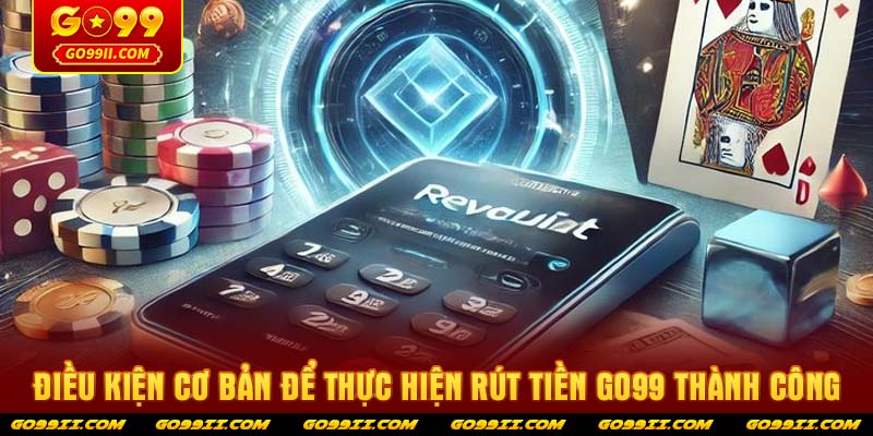 Điều kiện cơ bản để thực hiện rút tiền GO99 thành công